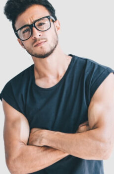 sleeveless loose tee